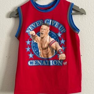 WWE Kids Red and Blue John Cena Tank Top